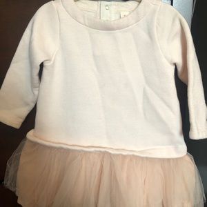 Crewcuts Pink Tulle Tutu Mixed Media Dress 12-18M